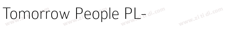 Tomorrow People PL字体转换